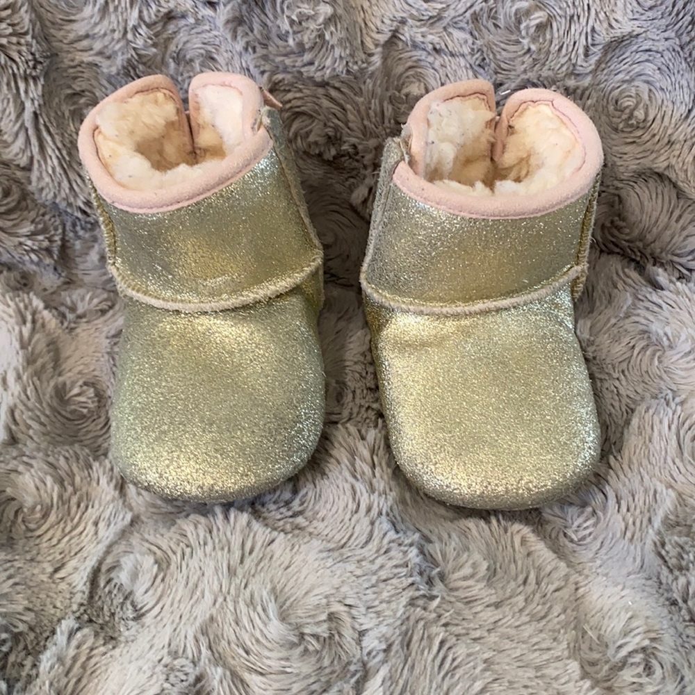 Ugg metallic baby/infant boots